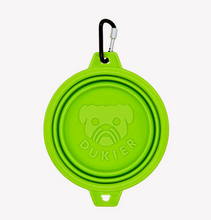 Cargar imagen en el visor de la galería, Bebedero Plegable Dukier. Comedero portátil para perros. Accesorio práctico y cómodo. Diseño compacto y ligero. Ideal para dueños activos. Fácil de plegar y llevar. Duradero y resistente. Higiénico y seguro. Varios colores disponibles. Perfecto para paseos y viajes con tu mascota.