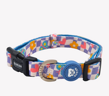 Cargar imagen en el visor de la galería, Collar Dukier Chess Board-Collar de neopreno para perros-Accesorio ajustable y seguro para paseos-Collar con diseño guay para mascotas-Comodidad y estilo en collares para perros