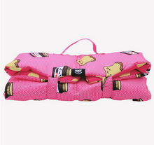 Cargar imagen en el visor de la galería, Manta Enrollable Dogtella para mascotas cómodas en cualquier lugar-Manta enrollable resistente y acolchada para excursiones y viajes-Manta plegable para perros manta estampada dukier
