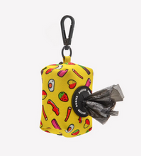 Cargar imagen en el visor de la galería, Portabolsitas para recoger cacas de perro-Portabolsitas de neopreno para paseos caninos-Portabolsitas con mosquetón para acoplar-Portabolsitas con diseño divertido de chuches-dukier portabolsas para perro