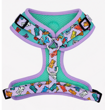 Cargar imagen en el visor de la galería, arnescomodofacilysencillodecolocarennuestroperroArnés ajustable para perro con estampado de ositos de gominola-Arnés ergonómico para perros Dukier Gummy Bears-Arnés para perros dukier