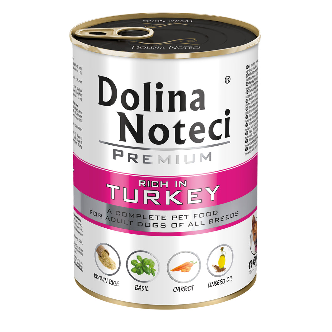 Compra Dolina Noteci Premium pavo para mascotas en linea-Beneficios del alimento Premium Dolina Noteci con pavo -Opiniones sobre Dolina Noteci Premium pavo