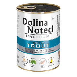 Compra Dolina Noteci Premium trucha para mascotas en linea-Beneficios del alimento Premium Dolina Noteci con trucha -Opiniones sobre Dolina Noteci Premium trucha