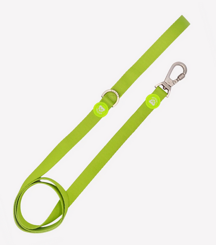 Correa de perro con mosquetón de doble cierre-Correa resistente para perros fuertes-Correa de neopreno acolchado para perros-Correa de seguridad para perros grandes-Correa de color llamativo para perros