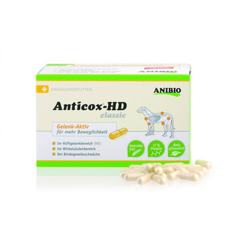 Anibio anticox hd condoprotector. Condoprotector natural para fortalecer las articulaciones de mascotas, ofreciendo un cuidado esencial para la salud articular y la movilidad.  