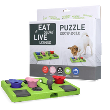 Cargar imagen en el visor de la galería, eatslowjugueteinteractivopuzzleparaperrosJuguete interactivo para perros con premios escondidos-Juegos de estimulación mental para perros en casa-Juguete Eat Slow Live Longer para perros activos
